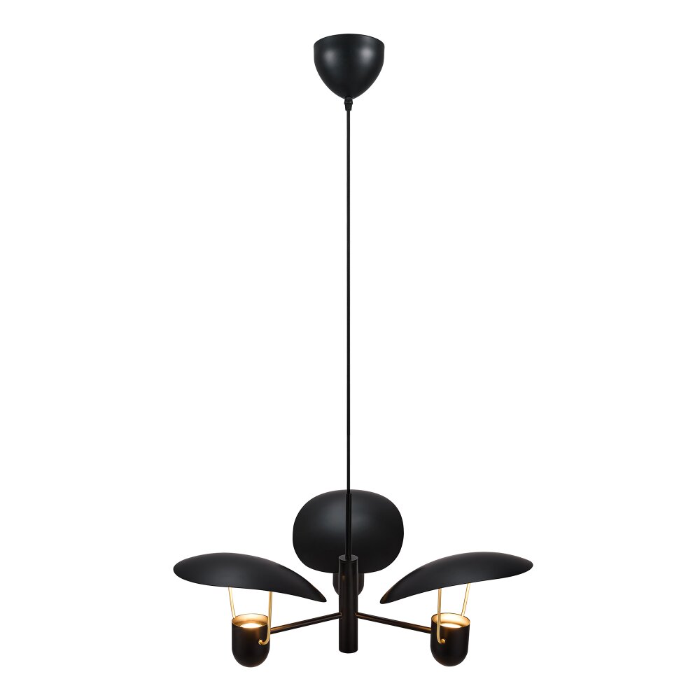 Suspension Design For The People by Nordlux FABIOLA Noir, 1 lumière