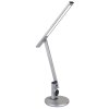 Lampe de table Globo SOLANA LED Aluminium brossé, Blanc, 1 lumière