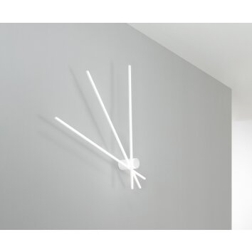Plafonnier Lutec SHANGHAI LED Blanc, 3 lumières