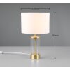 Lampe de table Reality GRAZIA Laiton, 1 lumière