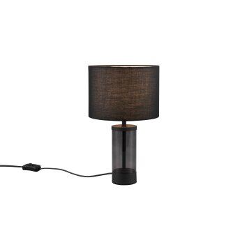 Lampe de table Reality GRAZIA Noir, 1 lumière