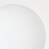 Lampadaire - Verre 12 cm Bernado Blanc, 3 lumières