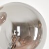 Lampadaire - Verre 15 cm Bernado Fumé, 3 lumières