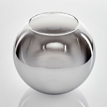 verre de rechange 20 cm Koyoto Chrome, Clair, Fumé