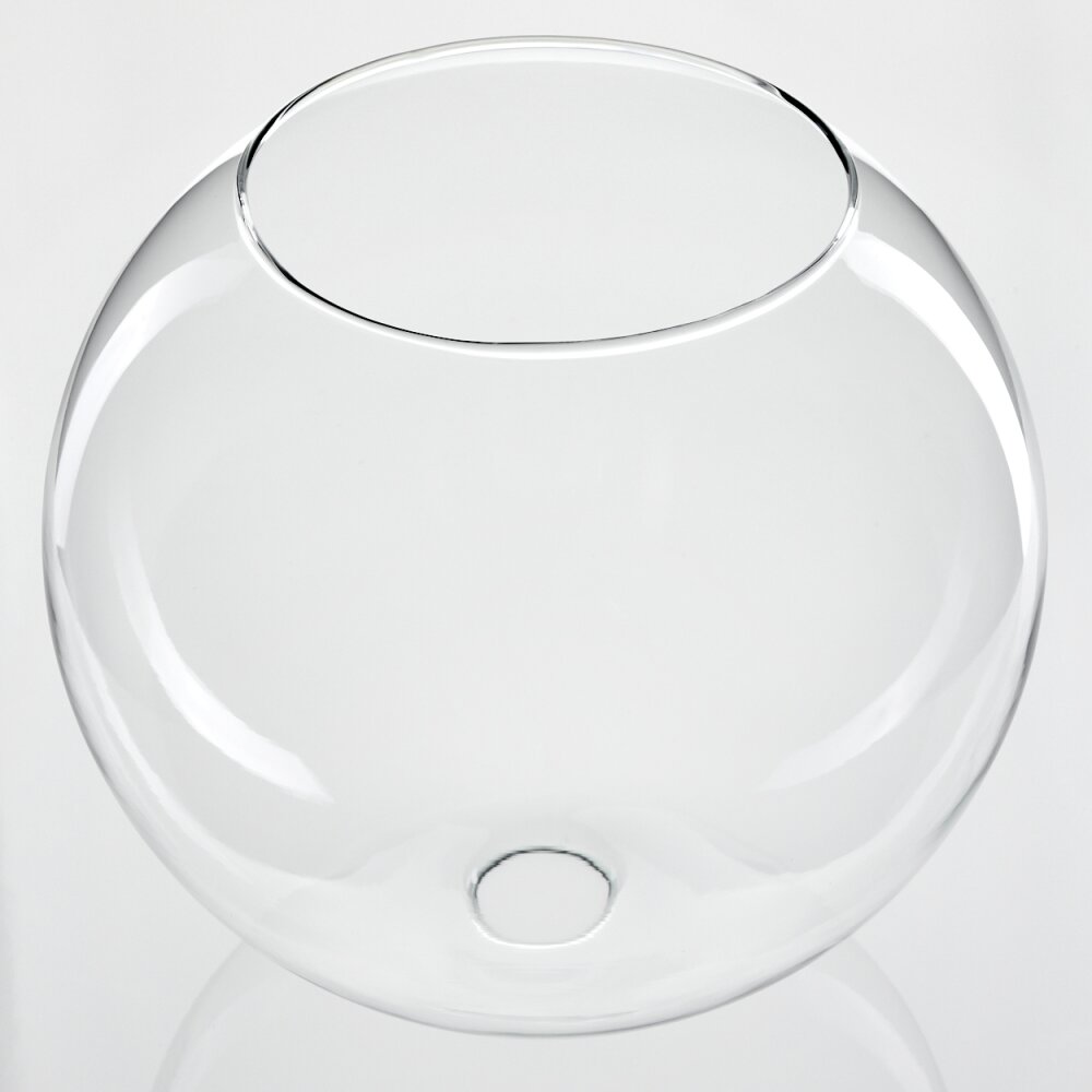 Abat-jour en verre verre de rechange 30 cm Koyoto Clair main product photo