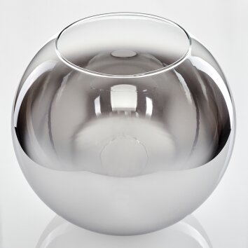 verre de rechange 30 cm Koyoto Chrome, Clair, Fumé