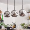Suspension - Verre 30 cm Ripoll Chrome, 3 lumières