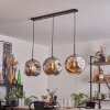 Suspension - Verre 30 cm Ripoll Chrome, 3 lumières