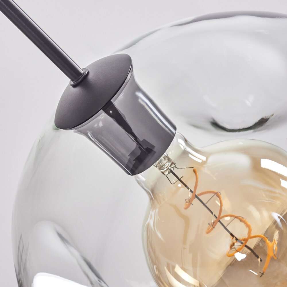 Suspension - Verre 30 cm Ripoll Clair, 3 lumières