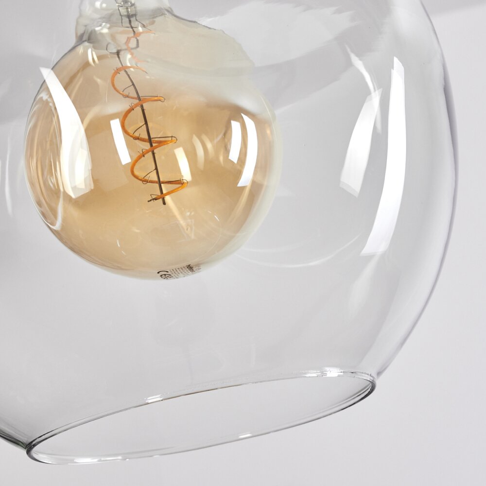 Suspension - Verre 30 cm Ripoll Clair, 3 lumières