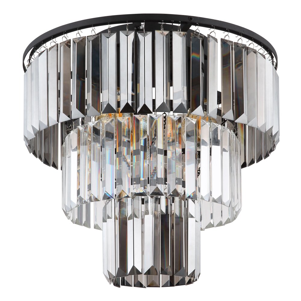 Plafonnier Globo NAXIS Noir, 3 lumières