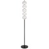 Lampadaire Globo AIDA LED Noir, 5 lumières