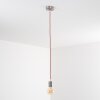 Suspension Cispus Nickel mat, 1 lumière