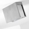 Plafonnier Braslo Chrome, Gris, 2 lumières