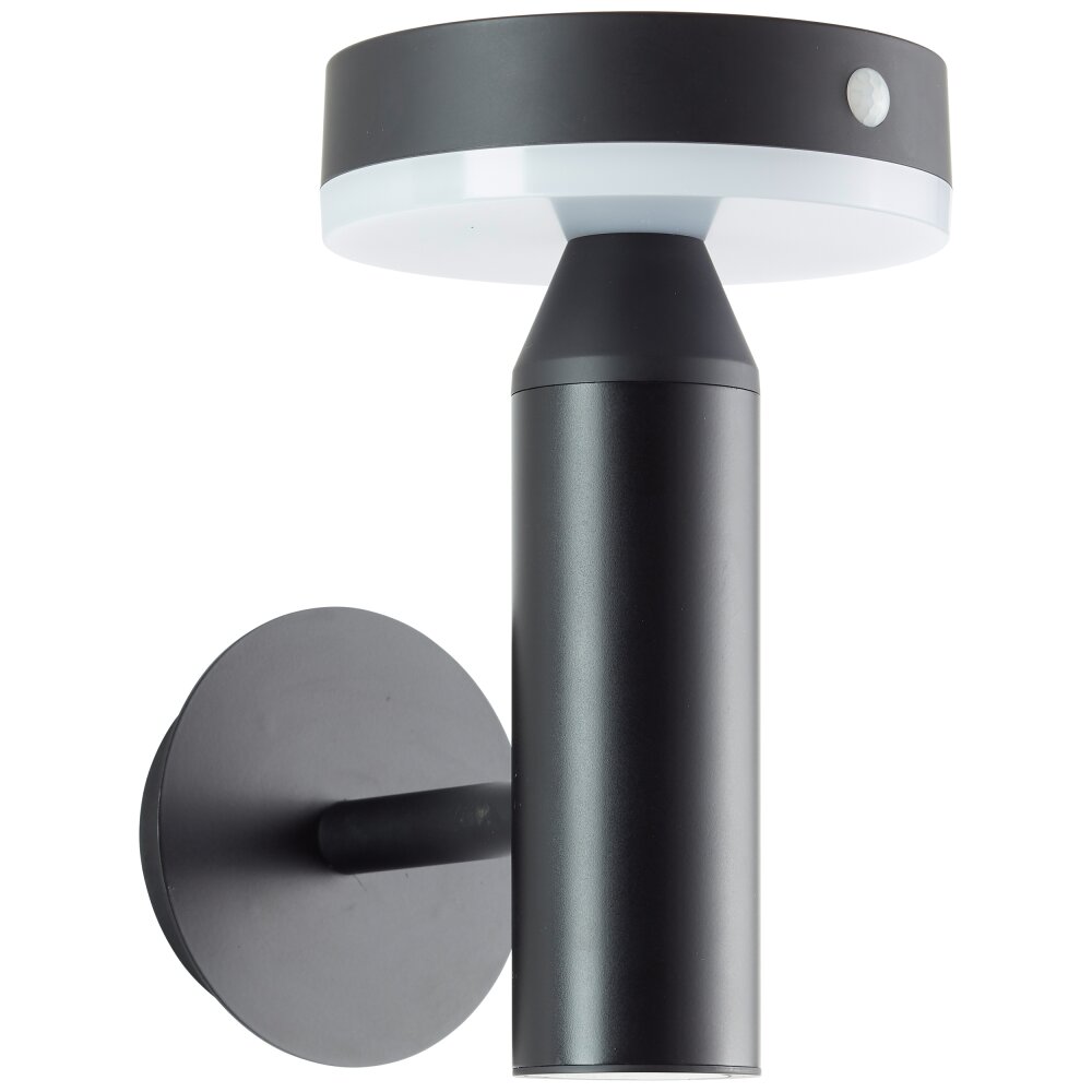 Applique murale d'extérieur Brilliant Magua LED Noir, 1 lumière