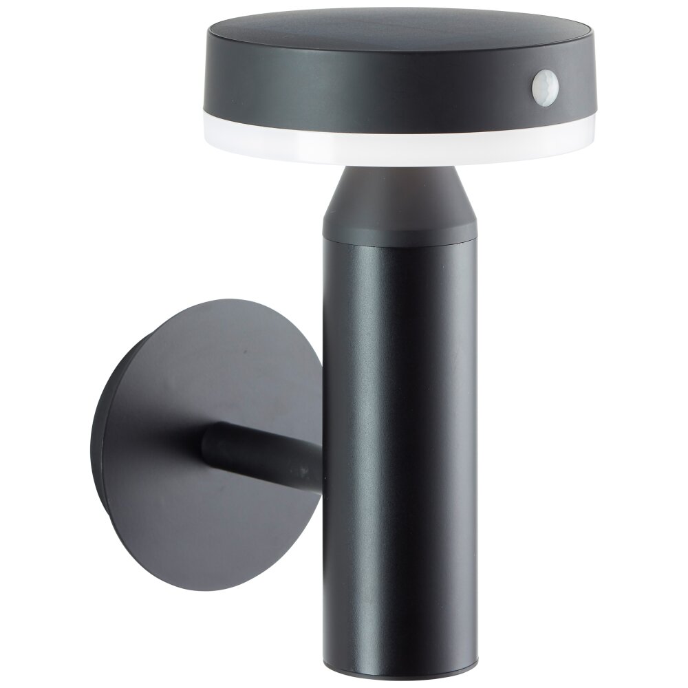Applique murale d'extérieur Brilliant Magua LED Noir, 1 lumière