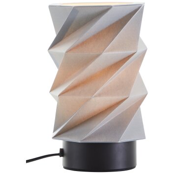 Lampe de table Brilliant Paperfold Noir, 1 lumière