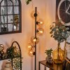 Lampadaire - Verre 15 cm Gastor Ambre, Clair, 6 lumières