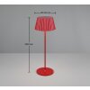 Lampe de table Reality SUAREZ LED Rouge, 1 lumière