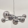 Chariton Suspension Noir, 6 lumières