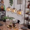Ripoll Suspension Ambre, Clair, 3 lumières