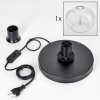 Apedo Lampe à poser Noir, 1 lumière