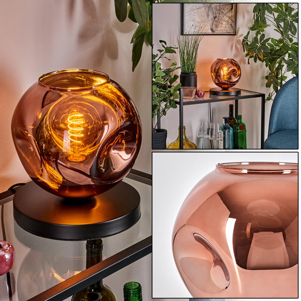 Apedo Lampe à poser Cuivré, 1 lumière main product photo