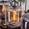 Lauden Suspension Ambre, Clair, Fumé, 4 lumières