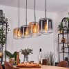 Lauden Suspension Ambre, Clair, Fumé, 4 lumières