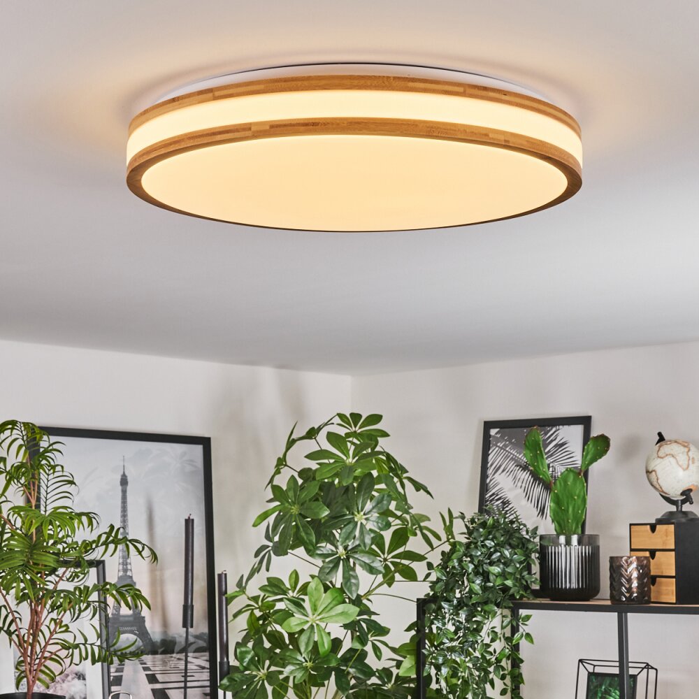 Sofo Plafonnier LED Blanc, 1 lumière, Télécommandes