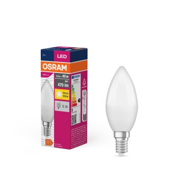 Luminaires Osram E14 LED 4.9 Watt blanc chaud 470 Lumen