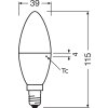 Luminaires Osram E14 LED 7.5 Watt blanc chaud 806 Lumen