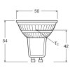 Luminaires Osram GU10 LED 4.3 Watt blanc chaud 350 Lumen