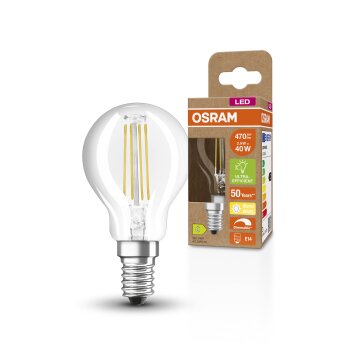 Luminaires Osram E14 LED 2.9 Watt blanc chaud dimmable 470 Lumen