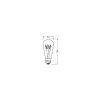 Luminaires Osram E27 LED 4.8 Watt blanc chaud dimmable 470 Lumen