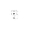 Luminaires Osram E27 LED 4.8 Watt blanc chaud dimmable 470 Lumen