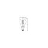 Luminaires Osram E14 LED 4.8 Watt blanc chaud dimmable 470 Lumen