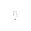 Luminaires Osram E27 LED 2.2 Watt blanc chaud 120 Lumen