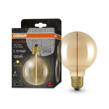 Luminaires Osram E27 LED 2.2 Watt blanc chaud 120 Lumen