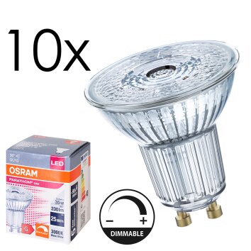 GU10 LED 3.4 Watt blanc chaud dimmable 230 Lumen