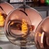Ripoll Suspension Clair, Cuivré, 4 lumières