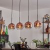 Ripoll Suspension Clair, Cuivré, 4 lumières