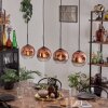 Ripoll Suspension Clair, Cuivré, 4 lumières