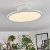 Rishult Plafonnier LED Blanc, 1 lumière