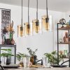 Parane Suspension Ambre, Clair, 4 lumières