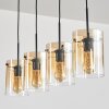 Parane Suspension Ambre, Clair, 4 lumières