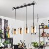 Parane Suspension Ambre, 4 lumières