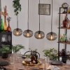 Oravi Suspension Noir, 4 lumières