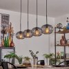 Oravi Suspension Noir, 4 lumières