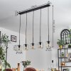 Lauden Suspension Noir, 5 lumières